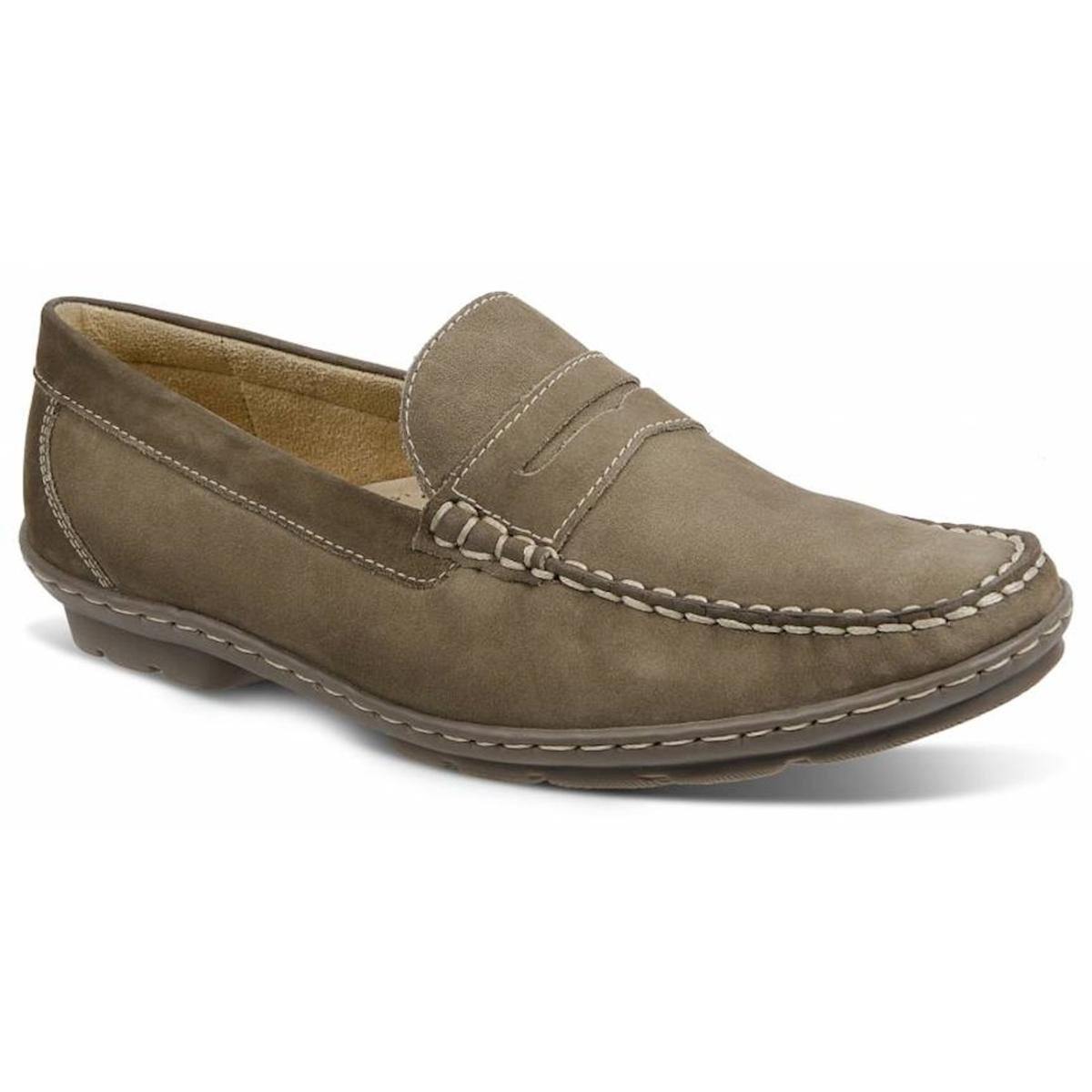 mocassim bege masculino